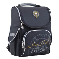 Фото товара - Ранец (рюкзак) - каркасный школьный для мальчика Оксфорд, H-11 Oxford black, 553294, 1 Вересня 553294