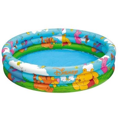 Фото товару Дитячий надувний басейн круглий Вінні Пух, 3 кільця, 288 л, від 2 років, INTEX 58915