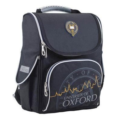 Ранец (рюкзак) - каркасный школьный для мальчика Оксфорд, H-11 Oxford black, 553294, 1 Вересня 553294