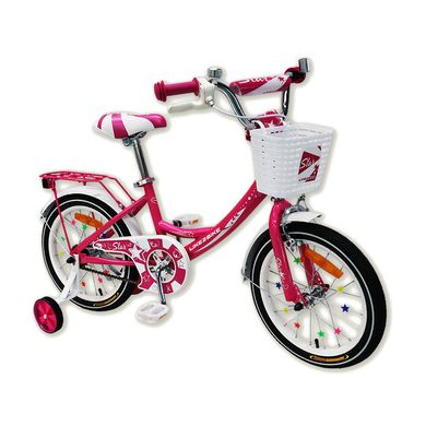 Фото товару Дитячий велосипед для дівчинки 16 дюймів (колір рожевий), 201601, LIKE2BIKE  201601