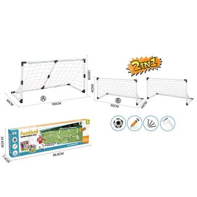Детские складные футбольные ворота, набор для игры 2 в 1,  MR 0393