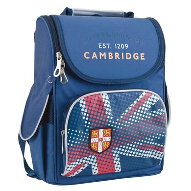 Ранец (рюкзак) - каркасный школьный для мальчика Кембридж, H-11 Cambridge blue, 553304, 1 Вересня 553304
