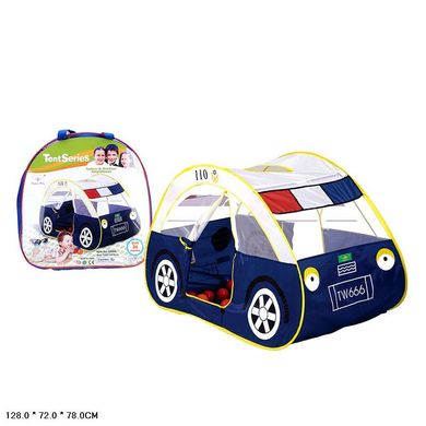 Фото товару Дитяча ігрова палатка - поліцейська машина, 5008A,   5008A