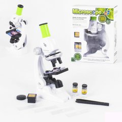 Научные игры и опыты - фото Детский обучающий набор - микроскоп, аксессуары, C2139