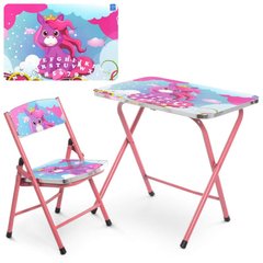 Детская мебель - фото Набор складной мебели для девочки с пони - заказать по низкой цене Детская мебель в интернет магазине игрушек Сончик