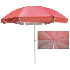 Пляжные зонты - фото Пляжный зонт - 3 метра, с карбоновыми спицами (красный)