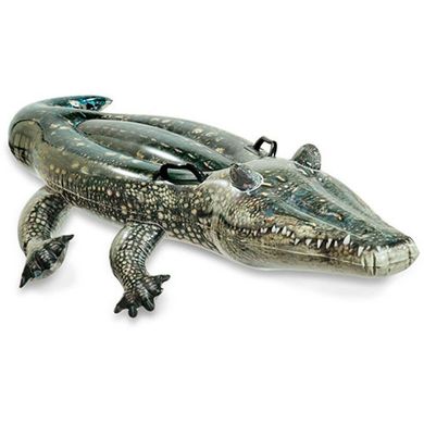 Фото товару Дитячий надувний плотик Intex Крокодил (алігатор), 57551, INTEX 57551