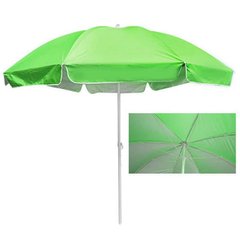 Пляжные зонты - фото Пляжный зонт - 3 метра, с карбоновыми спицами (зеленый)