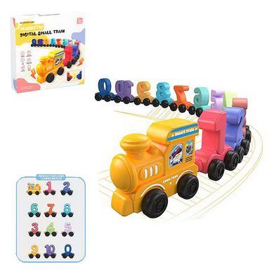 Развивающая игрушка для изучения цифр - паровозик с вагончиками цифрами, Play Smart ME-064
