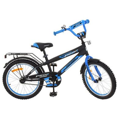 Фото товара - Детский двухколесный велосипед PROFI 20 дюймов синий с черным, Inspirer, Profi Y20323