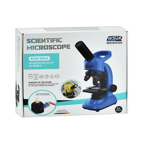 🔬 Детский микроскоп &mdash; увеличение 40x&ndash;1600x -   W5807A - изображение