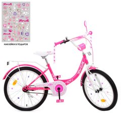 Детский двухколесный велосипед для девочки PROFI 20 дюймов (розовый), Princess,  Y2013