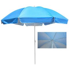 Пляжные зонты - фото Пляжный зонт - 3 метра, с карбоновыми спицами (синий)