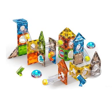 Kids Bricks   3300 2 - Магнитный конструктор с лабиринтом, прозрачными блоками и дополнительной подсветкой