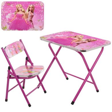 Фото товара - Набор детской складной мебели для девочек - в стиле Барби, Bambi (Бамби) A19-BB