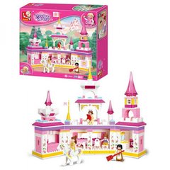 Конструктор типа лего для девочки Розовая мечта - Сказочный замок Sluban 0251