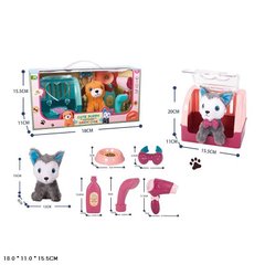 Фото товара - Игровой набор по уходу за мягкой игрушкой - собачкой,  DR5077