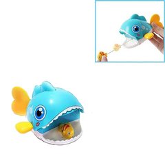 Фото-  9936 Заводна Рибка іграшка для купання, заводиться шнурком з маленькою рибкою у категорії Іграшки для ванної та купання