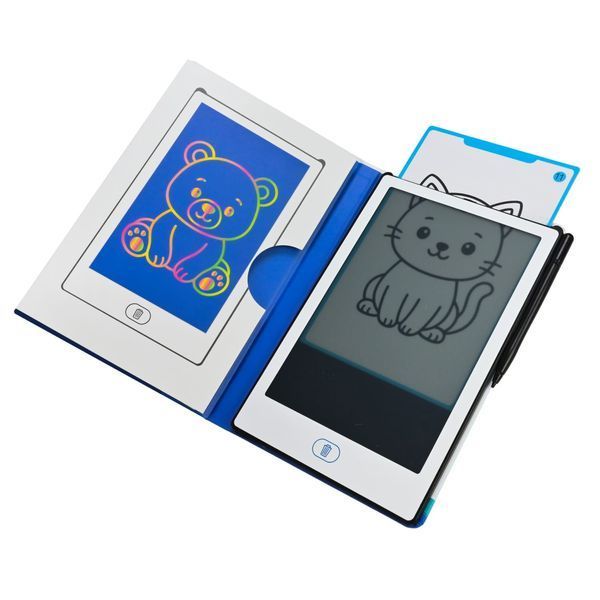 LCD Планшет для рисования. + обучающие карточки -  Краина Играшок PL7063 - изображение