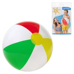 Пляжные мячи, игрушки  - фото Надувной мяч Intex диаметром 41 см 59010