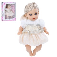 Лялька - блондинка, виконує українські пісеньки, - серія "Меланія", м'яконабивна, висота 34 см, Limo Toy M 5760