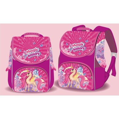 Фото товара - Ранец (рюкзак) - короб ортопедический для девочки - Пони Единорог магия (Литл Пони), Space 988771, Space 988771