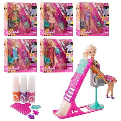 Фото товара - Кукла с длинными волосами для покраски волос и причесок, игровой набор парикмахер,  66449