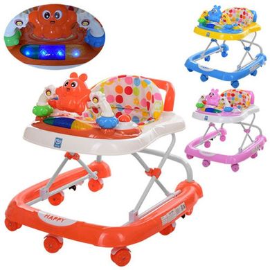 Ходунки (7 колес) с игрушками, световыми и звуковыми эффектами, M 3657, Play Smart M 3657