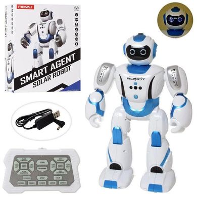 Умный Робот Смарт 35 см на радиоуправлении, Smart Agent, ходит, танцует, звук (англ), реагирует на руку ,   ND601