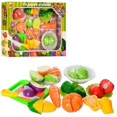 Іграшкові набори продуктів - фото Ігровий набір овочів на липучках, 618B  - замовити за низькою ціною Іграшкові набори продуктів в інтернет магазині іграшок Сончік