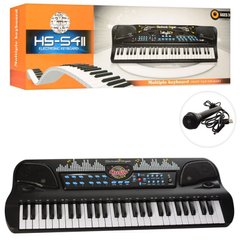 Фото товару Дитячий синтезатор (орган, піаніно) на 54 клавіш, МР3, мікрофон, USB зарядне, HS5411-21,  HS5411-21