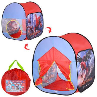 Палатка домик детская игровая Спайдермен (Человек паук), размер 72-72-88 см, M 3742
