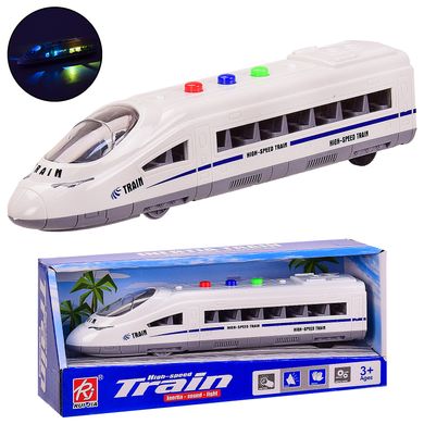 Фото товара - Моделька инерционного скоростного поезда со звуковыми и световыми эффектами,  RJ6681A