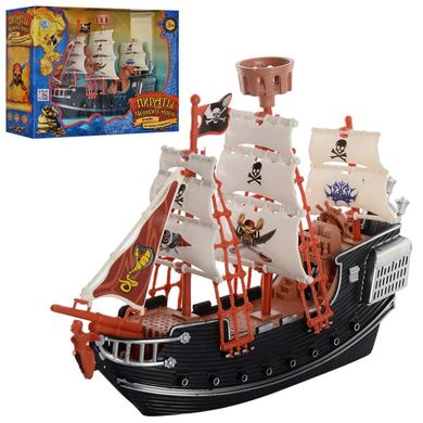 Набор - игрушечный пиратский корабль - 26 см,  M 0512 U/R