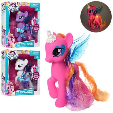 Фото товару Ігровий набір фігурка Літл Поні (my Little Pony) принцеса з крилами 19 см, музика, всет, 3 види, 63833-1,  63833-1