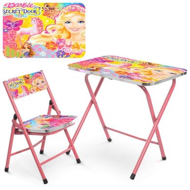 Фото товара - Набор детской складной мебели для девочек - Барби и Единорог, Bambi (Бамби) A19-BRB2