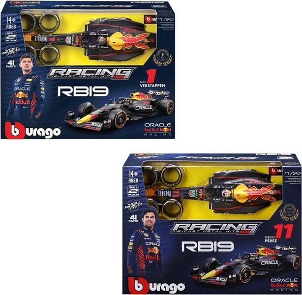 Авто-конструктор Oracle Red Bull Racing RB19 1:24 Bburago (18-28507) &mdash; точна копія  -  Bburago 18-28507 - изображение
