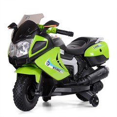 Фото товара - Детский электромотоцикл зеленый, M 3625EL-5,  M 3625EL-5