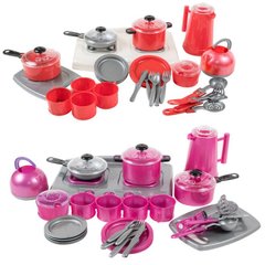 Детский Игровой набор кухонной бытовой техники, плита, посуда, Украина Орион 127