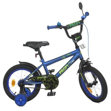 Фото товара - Детский двухколесный велосипед для мальчика PROFI 14 дюймов - СЕрия Dino,  Y1472