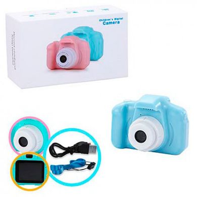 Дитячий цифровий фотоапарат - вміє знімати фото і відео (кольори для дівчинки або хлопчика)