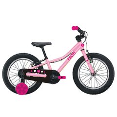 Фото товару Дитячий велосипед для дівчинки - рожевого кольору зі страхувальними колесами, Profi MB 1607-3