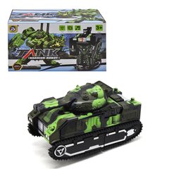 Іграшковий танк - трансформер зі світловими та звуковими ефектами