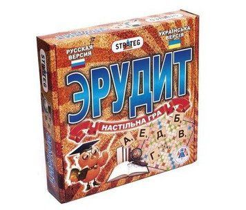 Классическая настольная игра Эрудит&nbsp;для всей семьи, Украина Стратег&nbsp;870