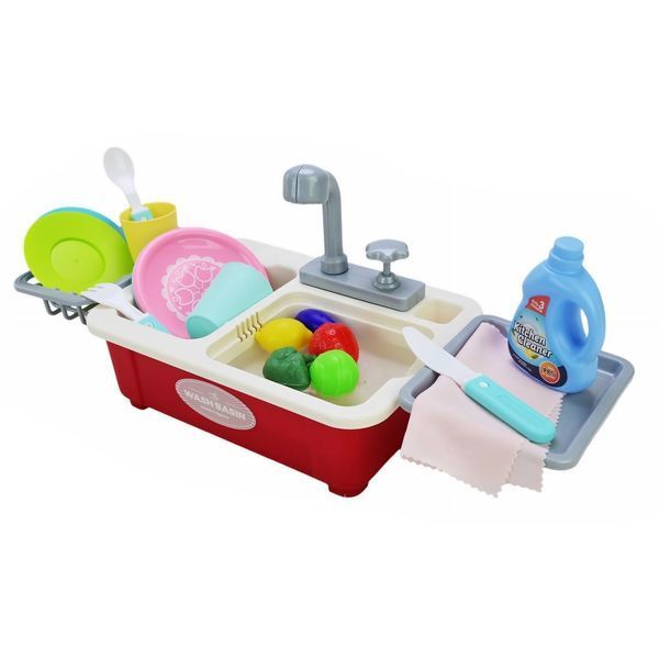 Игрушечная мойка с водой и дополнительными аксессуарами -  Limo Toy 1018-142 - изображение