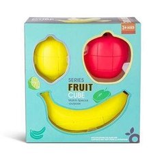Кубик Рубика в виде фруктов - набор головоломок, яблоко, банан, лимон, FX7868