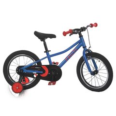 Детский велосипед - колеса 16 дюймов - страховочные колеса, ручной и ножной тормоз, Profi MB 1607-2