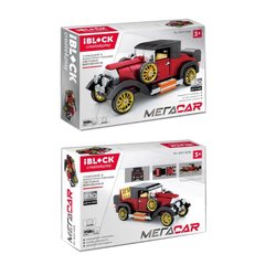 Конструктор ретро автомобіль червоно-чорного кольору, 330 деталей, Iblock PL-921-335