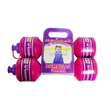 Фото товару Пляшечка для води у вигляді гантелі (рожева), 5256Д,  5256Д