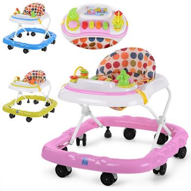 Фото товара - Ходунки (7 колес) с игрушками, световыми и звуковыми эффектами, M 3611, Play Smart M 3611